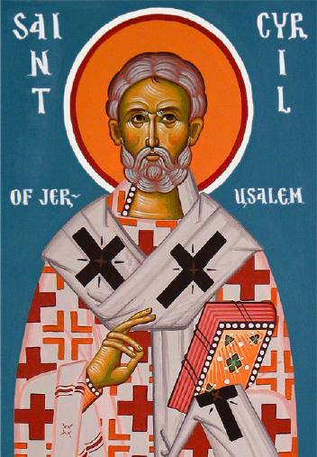 Hl. Kyrillos, Patriarch von Jerusalem